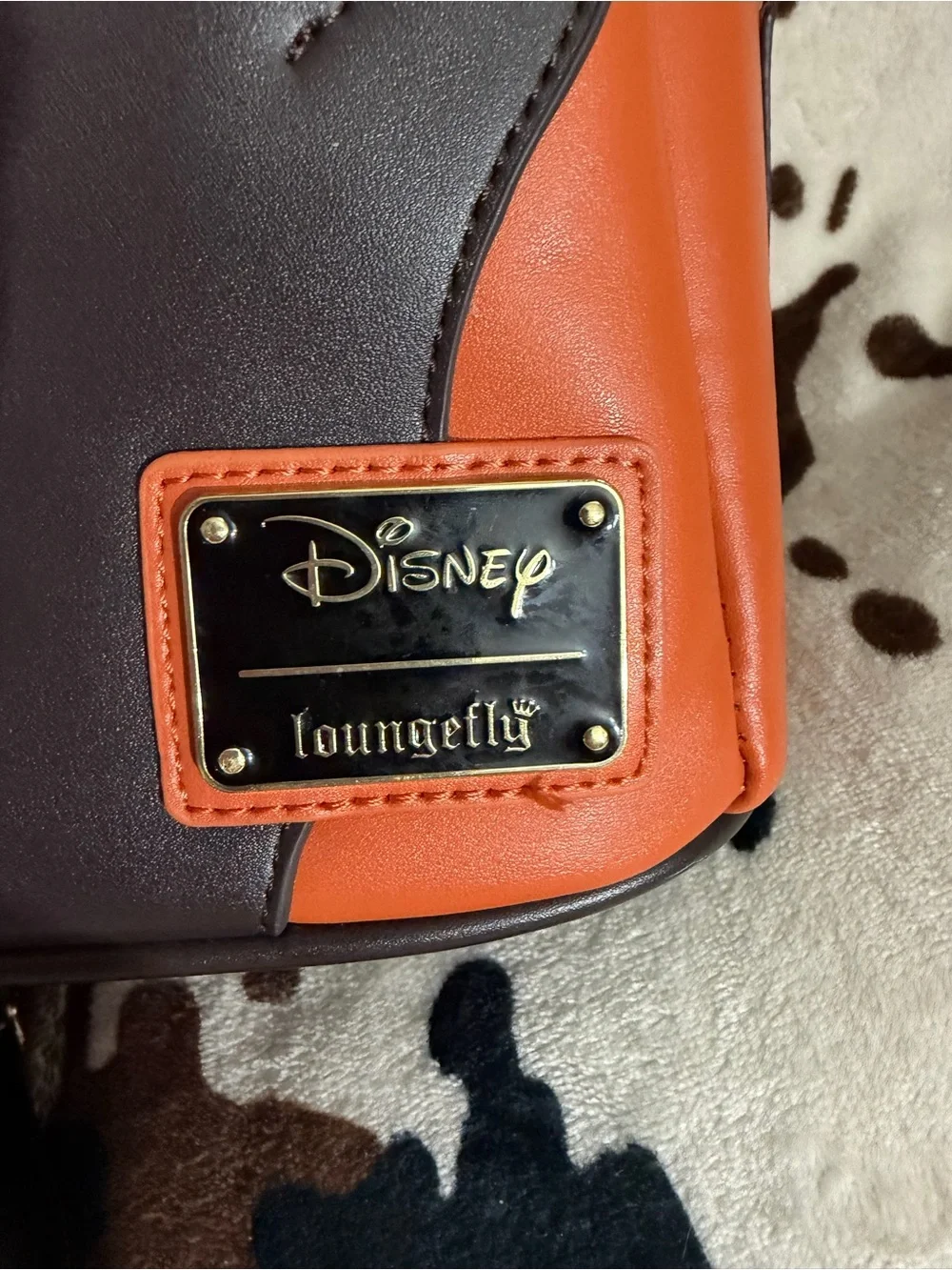 Loungefly Scar Character Mini Backpack in Orange, Brown & Yellow